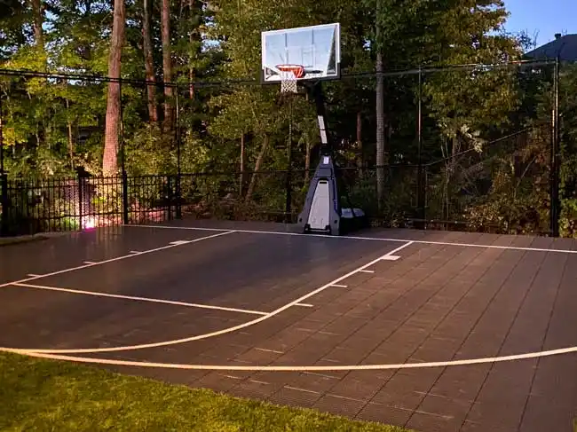 28' x 30' Backyard Basketball Court, Ottawa, ON