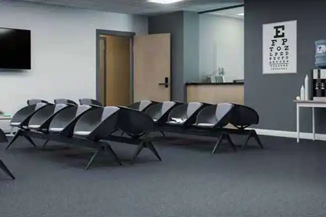 Health Care Office using Dinoflex Nature Rubber Flooring