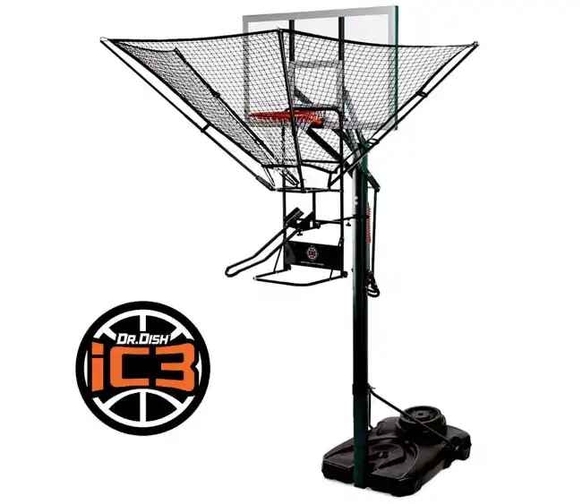 A team of people working on resurfacing a large outdoor ice rink