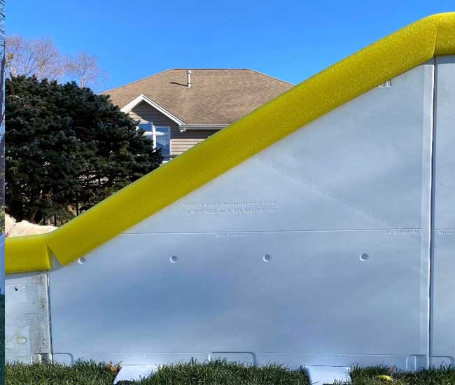 NiceRink 48 inches to 18 inches Tall Boy LEFT Transition Board