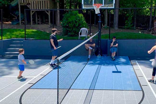 Multi Purpose Court Design, Tennis, Basketball, Volleyball