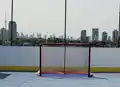 Hockey and Baskeball Court on rooftop of a building in Forest Hill, Toronto