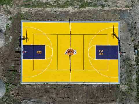 52´x82´, LA Lakers Logo, Multi-Game court in Georgetown, ON