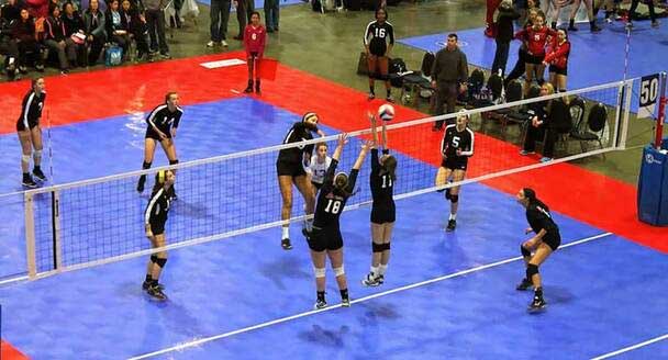 Indoor Volleyball Tournament - Snapsports flooring