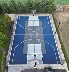 Full size backyard court, Vanessa, Ont