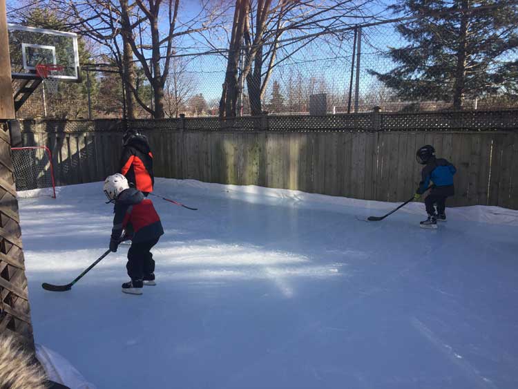 Backyard Ice Rink Photo Gallery Toronto Gta Mississauga