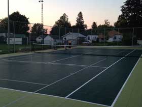 Outdoor Kinsmen Tennis & Pickleball Court