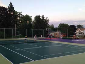 Tennis & Basketball Courts, Lucknow, ON