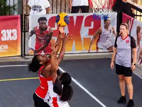 Professional competition-standard basketball court installation in Ontario, engineered for schools, municipalities, and organizations hosting tournament-level play.