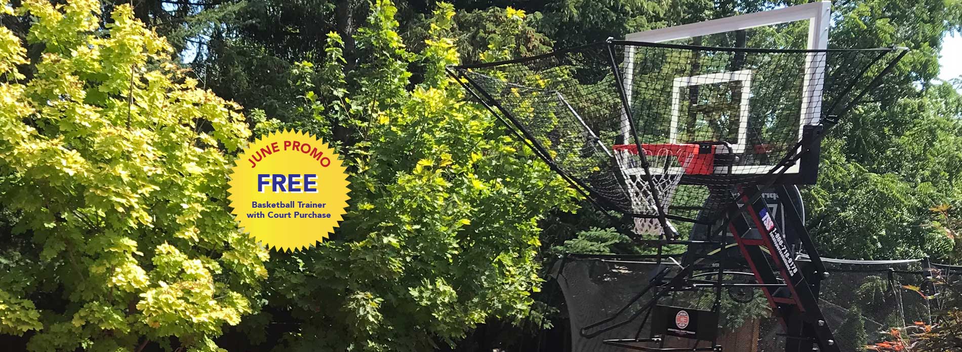Father and son playing basketball on their backyard