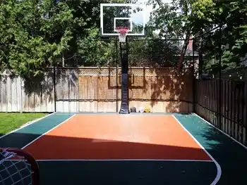 Backyard Basketball Court, Toronto, ON