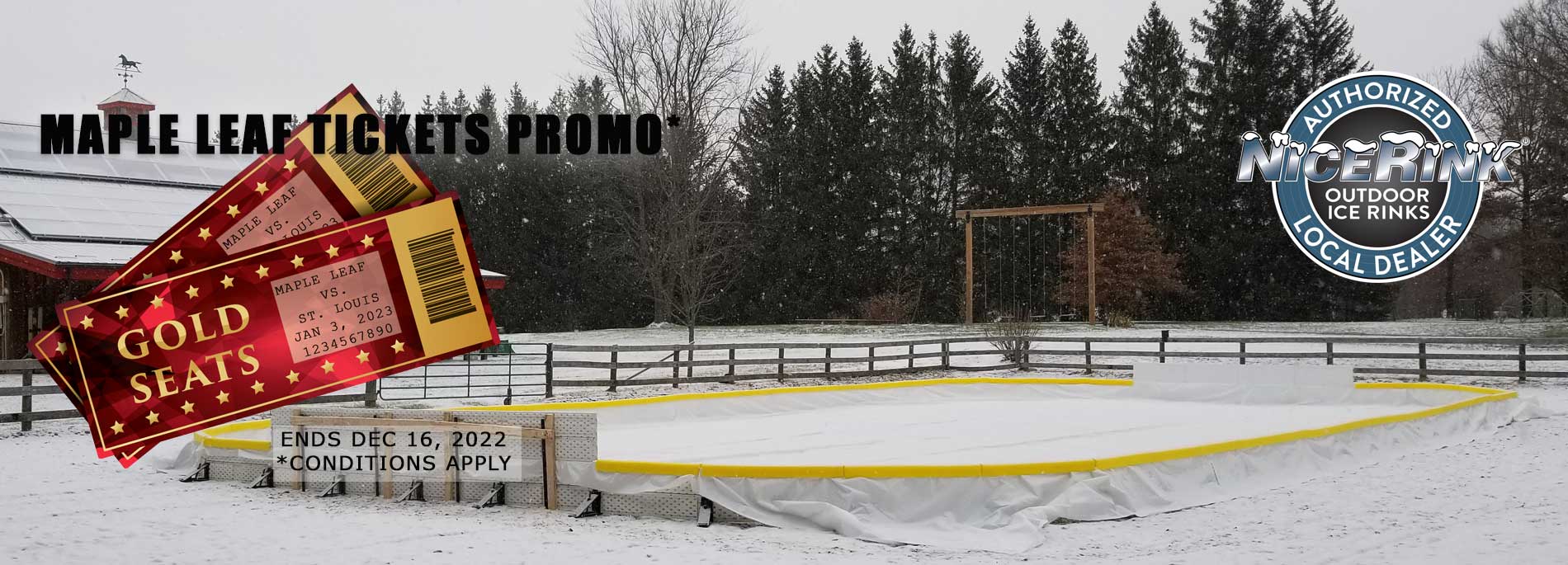 Residential Backyard Rink Stouffville, ON