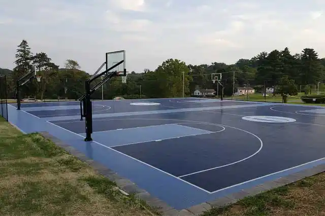 Basketball courts at York University, Toronto