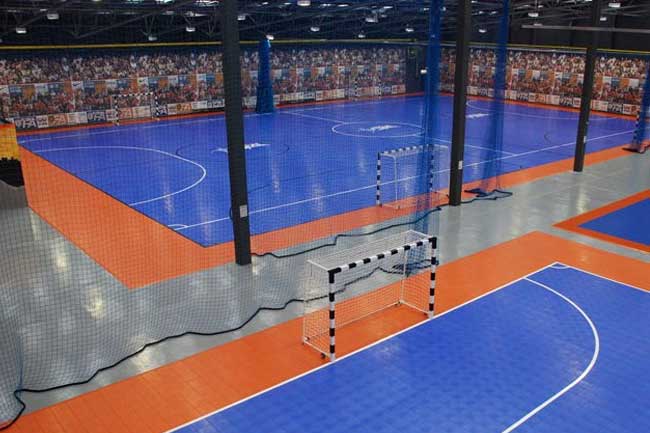 Indoor Footsal Courts using SnapSports Flooring