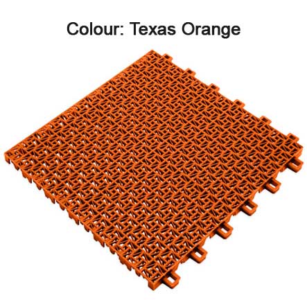 SnapSports Picklegrip, Single tile - Shown in Texas Orange