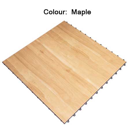 SnapSports PRO36, Single tile - Shown in Maple
