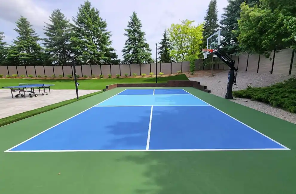 Residential Pickleball backyard, Toronto, ON