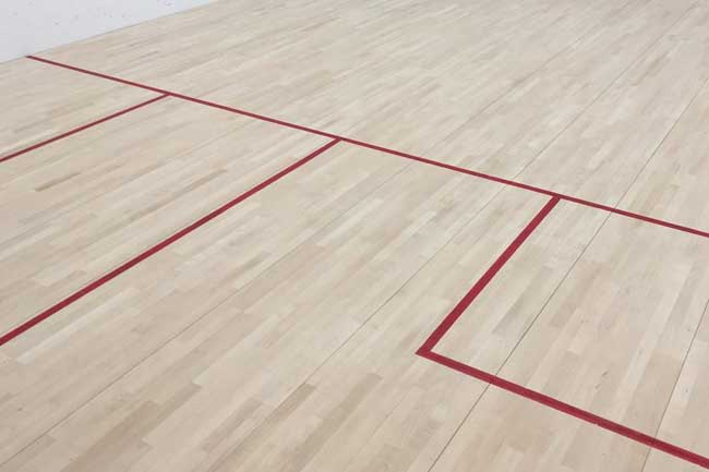 Junckers hardwood court flooring