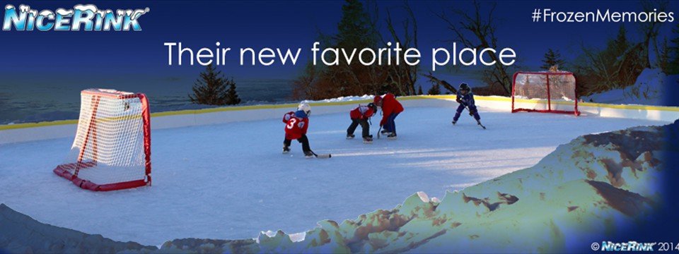 Portable ice rinks for backyards