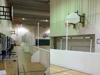 Basketball Boards at the Canadian Memorial Chiropractic College Toronto, ON