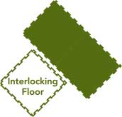 Interlocking Floor (Loose Lay) Nature's Collection Dinoflex, Total Sport Solutions