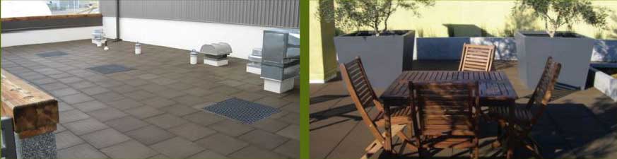Tile Exterior, Diniflex Exterior Surfacing, Toronto GTA